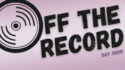 Off the Record podcast logo.