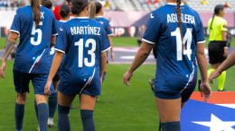 COURTESY OF NSU ATHLETICS Isabel Martinez, senior business management major and women’s soccer player, represents Puerto Rico at the 2024 Concacaf Women’s Gold Cup.